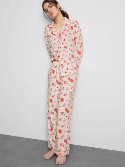 Pijama estampado de corte boyfriend