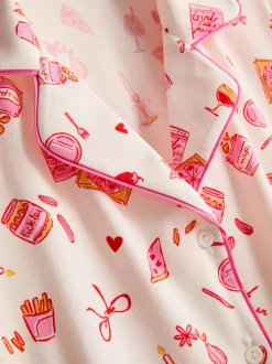Pijama estampado de corte boyfriend