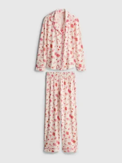 Pijama estampado de corte boyfriend