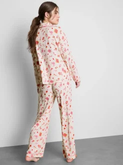 Pijama estampado de corte boyfriend