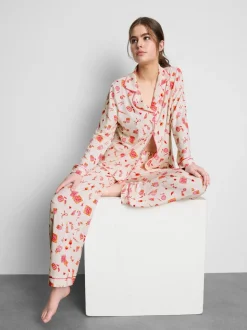 Pijama estampado de corte boyfriend