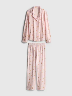 Pijama estampado de corte boyfriend