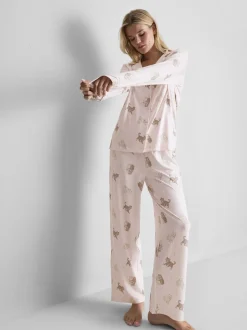 Pijama estampado de corte boyfriend Love To Lounge