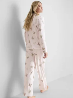Pijama estampado de corte boyfriend Love To Lounge
