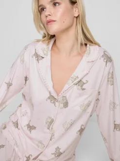 Pijama estampado de corte boyfriend Love To Lounge