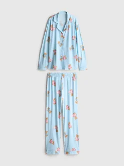 Pijama estampado de corte boyfriend
