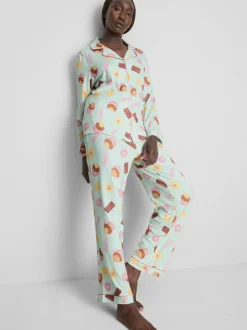 Pijama estampado de corte boyfriend