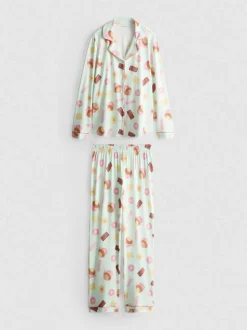 Pijama estampado de corte boyfriend