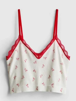 Pijama sin costuras con camiseta de tirantes