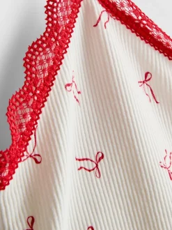 Pijama sin costuras con camiseta de tirantes