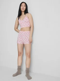 Pijama sin costuras con camiseta de tirantes