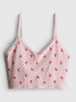 Pijama sin costuras con camiseta de tirantes