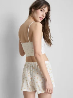Pijama sin costuras con camiseta de tirantes