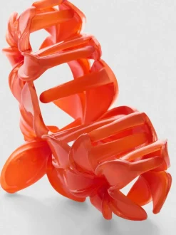 Pinza para el pelo con diseño de orquídeas