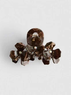 Pinza para el pelo con flores