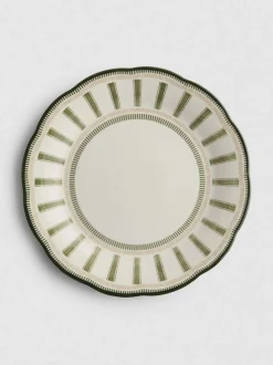 Plato llano estampado