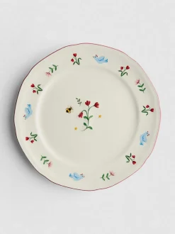 Plato llano floral