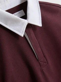 Polo de rugby con alto porcentaje de algodón