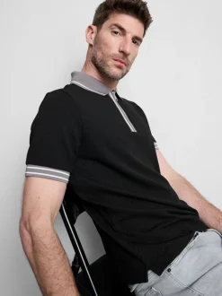 Polo texturizado
