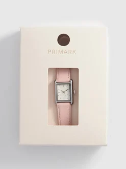 Reloj con pulsera de piel sintética
