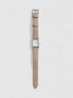 Reloj con pulsera de piel sintética