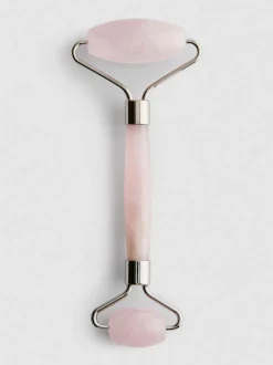 Rodillo facial de cuarzo rosa de PS…
