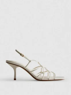 Sandalias trenzadas con tacón de aguja de The Edit