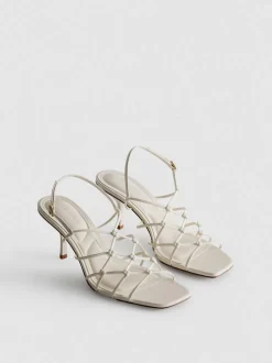 Sandalias trenzadas con tacón de aguja de The Edit
