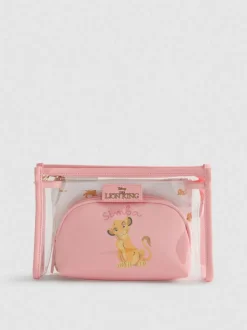 Set de 3 bolsas de maquillaje de El rey león