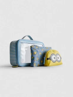 Set de 3 bolsas de maquillaje de los Minions