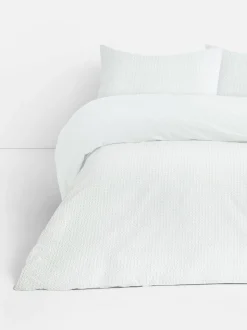 Set de funda nórdica gofrada para cama doble