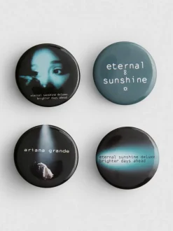 Set de 4 insignias de Ariana Grande Eternal Sunshine