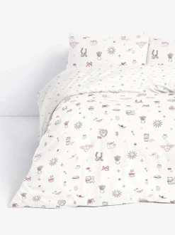 Set de ropa de cama king con motivos de gatos