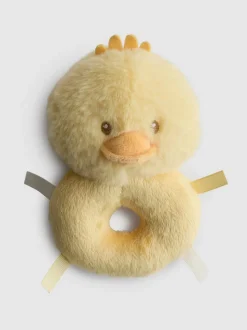 Sonajero de pato de peluche
