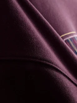 Sudadera a cuadros en mezcla de algodón «83»