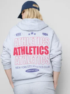 Sudadera Athñetics con capucha y cremallera