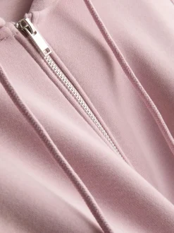 Sudadera básica con capucha en mezcla de algodón
