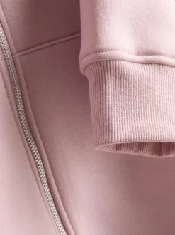 Sudadera básica con capucha en mezcla de algodón