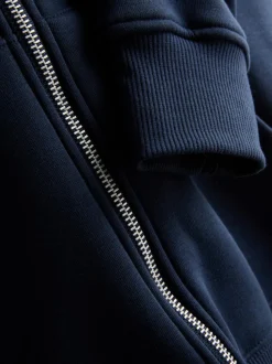 Sudadera básica con capucha en mezcla de algodón