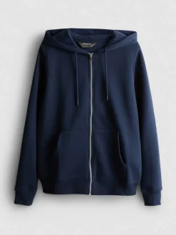 Sudadera básica con capucha en mezcla de algodón
