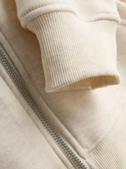 Sudadera básica con capucha en mezcla de algodón