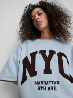 Sudadera con alto porcentaje de algodón «NYC»