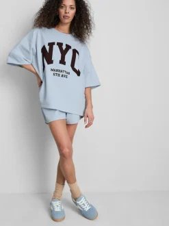 Sudadera con alto porcentaje de algodón «NYC»
