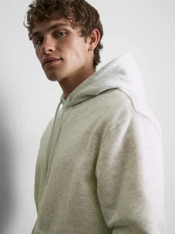 Sudadera con capucha en mezcla de algodón