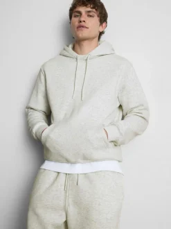 Sudadera con capucha en mezcla de algodón