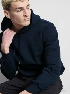Sudadera con capucha en mezcla de algodón