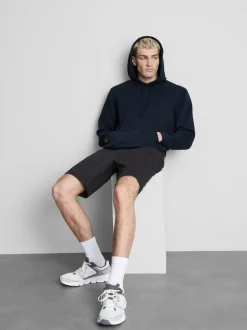 Sudadera con capucha en mezcla de algodón