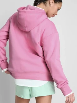 Sudadera con capucha en mezcla de algodón