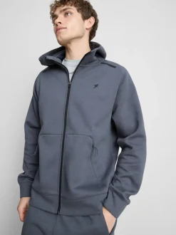 Sudadera con capucha y cremallera para el gimnasio
