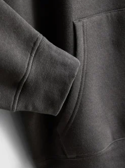 Sudadera con capucha y gráfico en mezcla de algodón